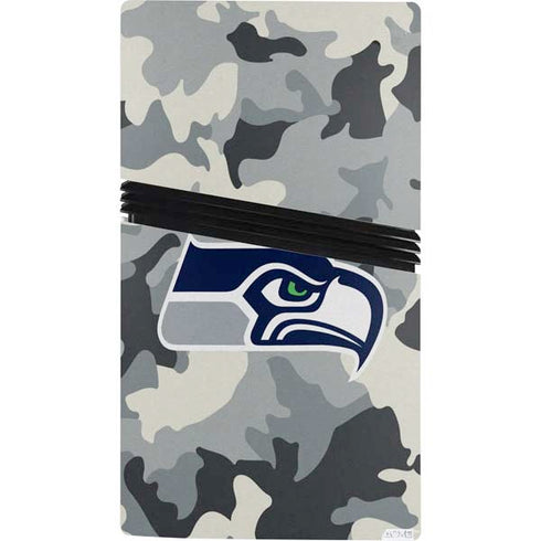 NFL Seattle Seahawks Camo PS5 Pro Bundle Skin