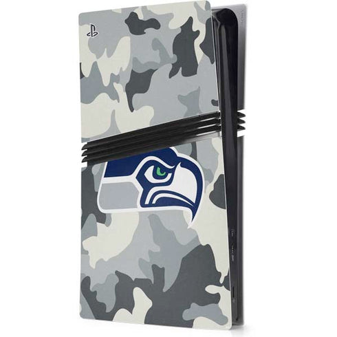 NFL Seattle Seahawks Camo PS5 Pro Console Skin