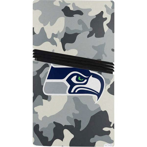 NFL Seattle Seahawks Camo PS5 Pro Console Skin