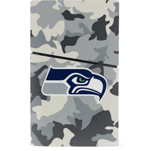 NFL Seattle Seahawks Camo PS5 Slim Digital Edition Console Skin
