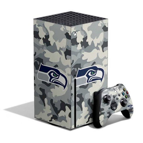 NFL Seattle Seahawks Camo Xbox Series X Bundle Skin