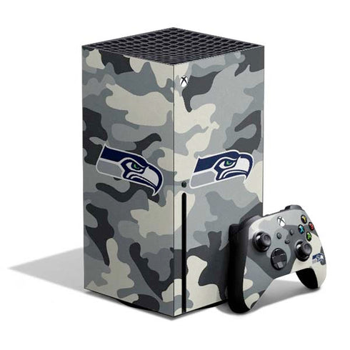 NFL Seattle Seahawks Camo Xbox Series X Skins