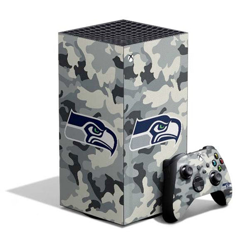 NFL Seattle Seahawks Camo XBox Series X Digital Edition Bundle Skin