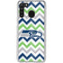 NFL Seattle Seahawks Chevron Galaxy A21 Clear Case