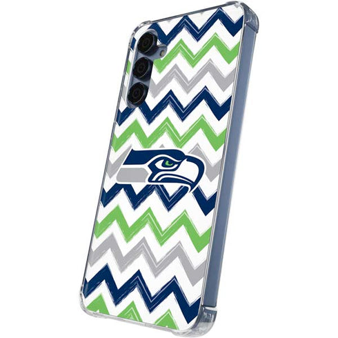 NFL Seattle Seahawks Chevron Galaxy A55 5G Clear Case