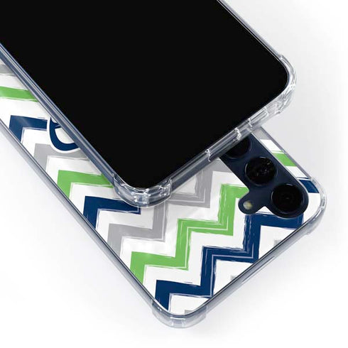 NFL Seattle Seahawks Chevron Galaxy A55 5G Clear Case
