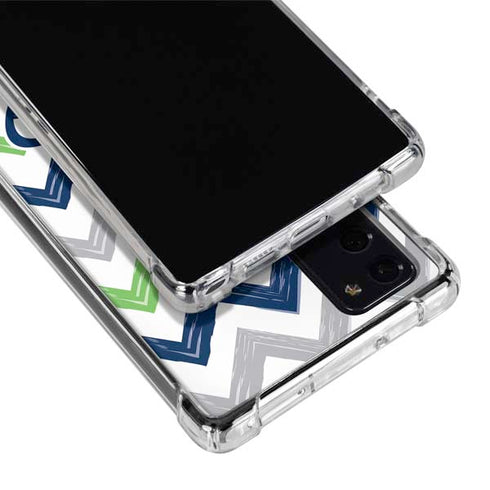 NFL Seattle Seahawks Chevron Galaxy Note20 5G Clear Case