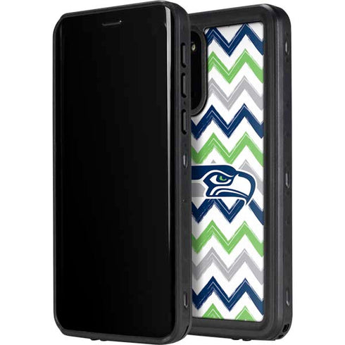 NFL Seattle Seahawks Chevron Galaxy S20 Plus Waterproof Case