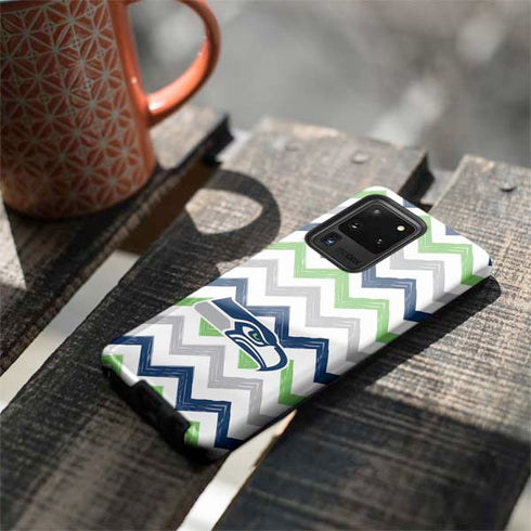 NFL Seattle Seahawks Chevron Galaxy S20 Ultra 5G Pro Case