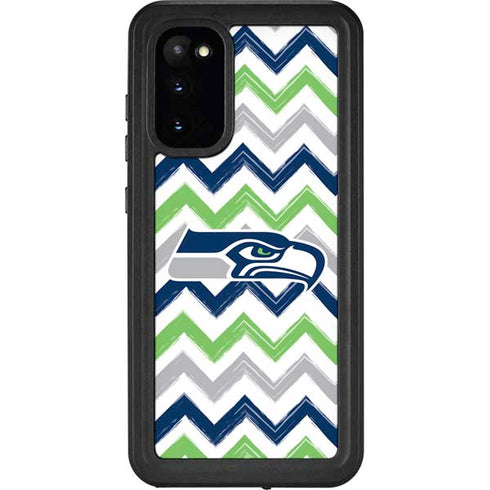 NFL Seattle Seahawks Chevron Galaxy S20 Waterproof Case