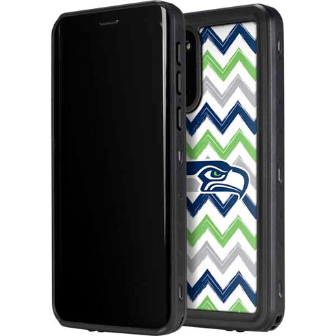 NFL Seattle Seahawks Chevron Galaxy S20 Waterproof Case