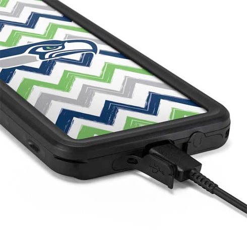 NFL Seattle Seahawks Chevron Galaxy S20 Waterproof Case