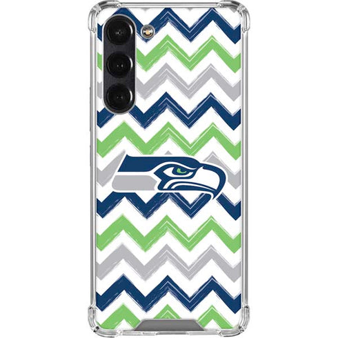 NFL Seattle Seahawks Chevron Galaxy S24 FE Clear Case