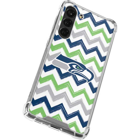 NFL Seattle Seahawks Chevron Galaxy S24 FE Clear Case