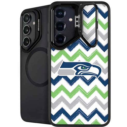 NFL Seattle Seahawks Chevron Galaxy S24 FE Kickstand Case