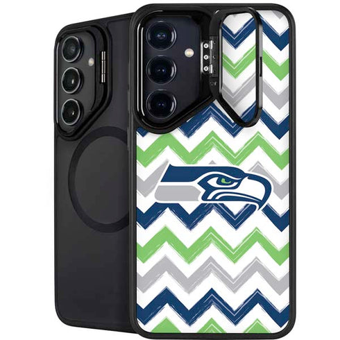 NFL Seattle Seahawks Chevron Galaxy S25 Plus Kickstand Case