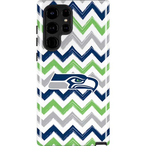 NFL Seattle Seahawks Chevron Galaxy S25 Ultra Impact Case