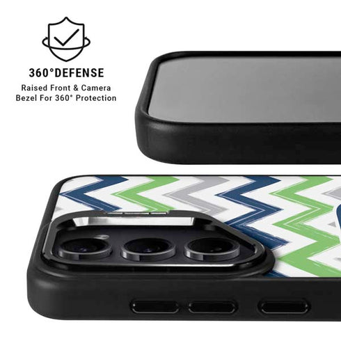NFL Seattle Seahawks Chevron Galaxy S24 Ultra Kickstand Case