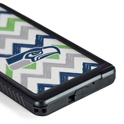 NFL Seattle Seahawks Chevron Galaxy S24 Ultra Waterproof Case