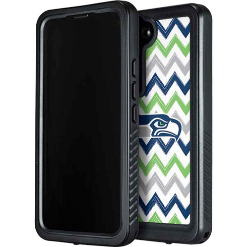 NFL Seattle Seahawks Chevron Galaxy S24 Waterproof Case
