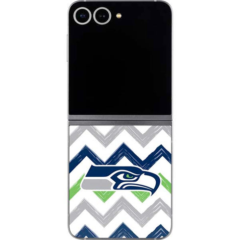 NFL Seattle Seahawks Chevron Galaxy Z Flip6 Skin