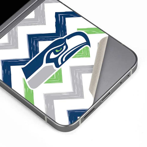 NFL Seattle Seahawks Chevron Galaxy Z Flip6 Skin