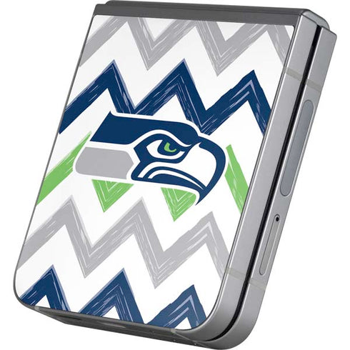 NFL Seattle Seahawks Chevron Galaxy Z Flip6 Skin