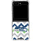NFL Seattle Seahawks Chevron Galaxy Z Flip6 Clear Case