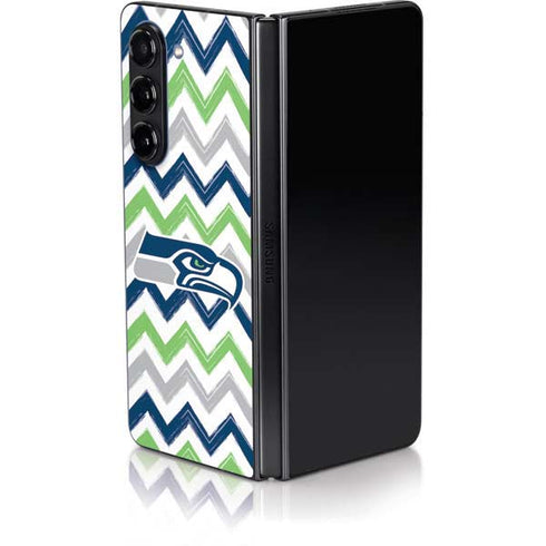 NFL Seattle Seahawks Chevron Galaxy Z Fold5 5G Skin