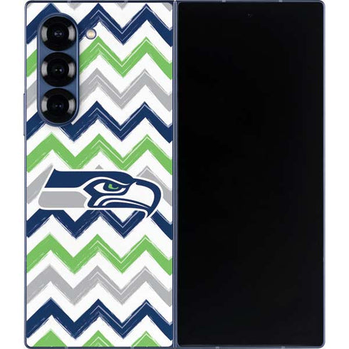NFL Seattle Seahawks Chevron Galaxy Z Fold6 Skin