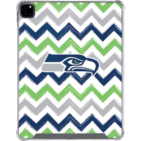 NFL Seattle Seahawks Chevron iPad Pro 12.9in (2020) Clear Case