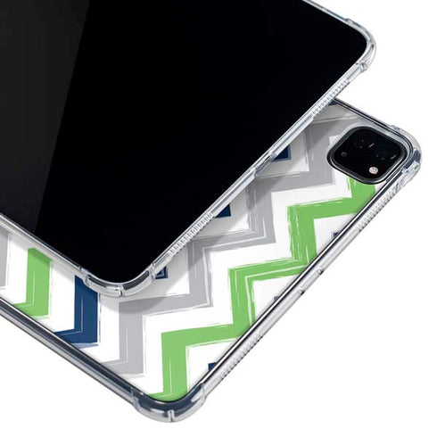 NFL Seattle Seahawks Chevron iPad Pro 12.9in (2020) Clear Case