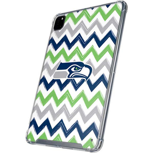 NFL Seattle Seahawks Chevron iPad Pro 12.9in (2020) Clear Case