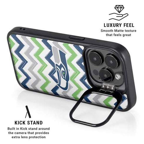 NFL Seattle Seahawks Chevron iPhone 14 Pro Max Kickstand Case