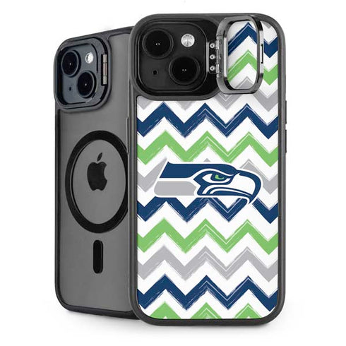 NFL Seattle Seahawks Chevron iPhone 15 Plus Kickstand Case