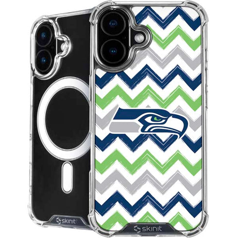 NFL Seattle Seahawks Chevron iPhone 16 MagSafe Case