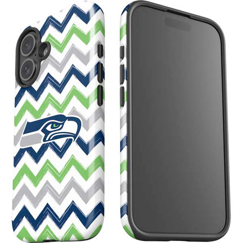 NFL Seattle Seahawks Chevron iPhone 16 Plus Impact Case