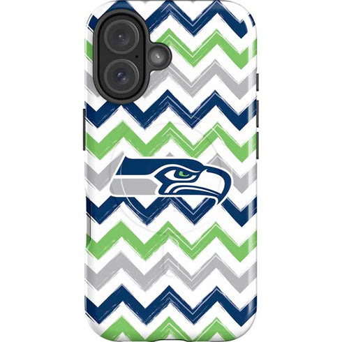 NFL Seattle Seahawks Chevron iPhone 16 Plus Magsafe Impact Case