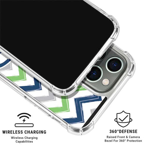 NFL Seattle Seahawks Chevron iPhone 16 Pro Clear Case