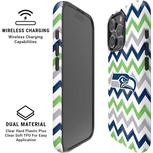 NFL Seattle Seahawks Chevron iPhone 16 Pro Max Magsafe Impact Case