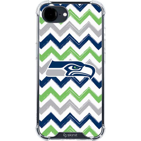 NFL Seattle Seahawks Chevron iPhone 16e Clear Case
