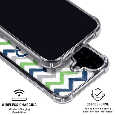NFL Seattle Seahawks Chevron iPhone 17 MagSafe Case