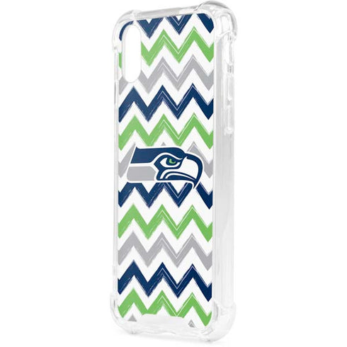 NFL Seattle Seahawks Chevron iPhone XS Clear Case