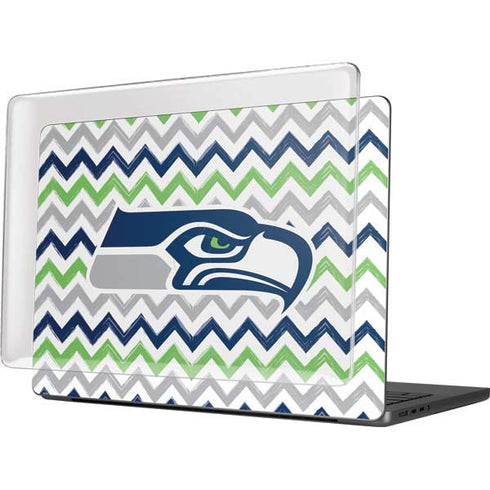 NFL Seattle Seahawks Chevron MacBook Pro 14in (2021-24) Case plus Skin
