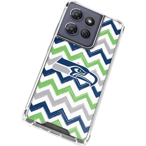 NFL Seattle Seahawks Chevron Moto G Play 5G (2025) Clear Case