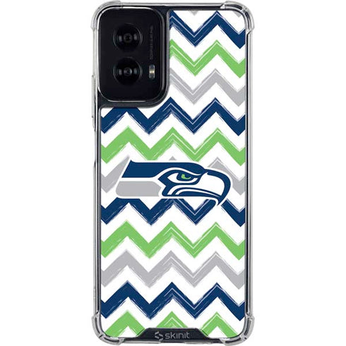 NFL Seattle Seahawks Chevron Moto G Power 5G (2024) Clear Case