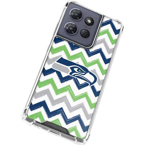 NFL Seattle Seahawks Chevron Moto G Stylus 5G (2025) Clear Case