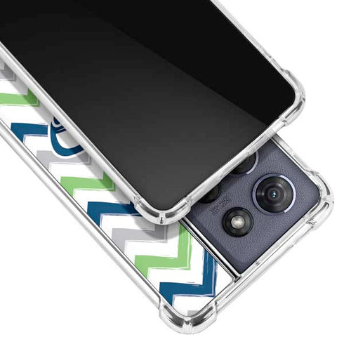 NFL Seattle Seahawks Chevron Moto G Stylus 5G (2025) Clear Case