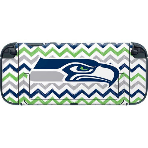 NFL Seattle Seahawks Chevron Nintendo Switch 2 (2025) with Joy-Con Skin