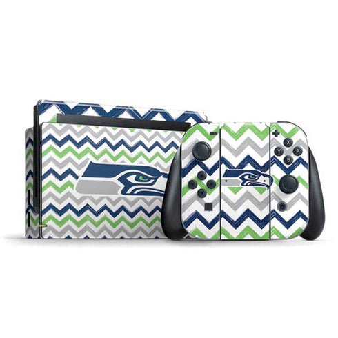 NFL Seattle Seahawks Chevron Nintendo Skins